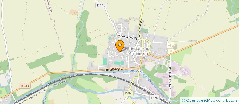 localisation de l'entreprise SCI LA P'TITE MAISON DU VAL  BRIENON-SUR-ARMANCON