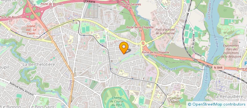 localisation de l'entreprise SCI LA PACLAIS  NANTES