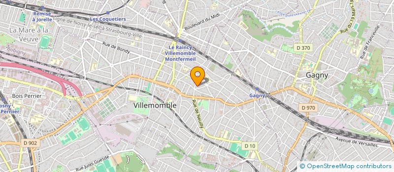 localisation de l'entreprise SCI LA PAGODE à VILLEMOMBLE
