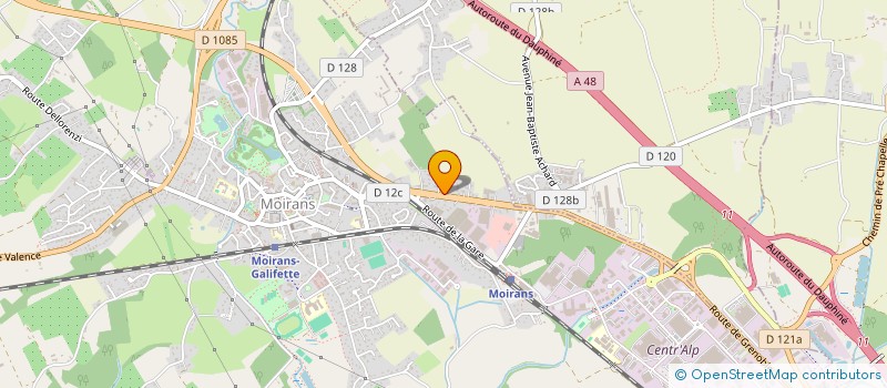 localisation de l'entreprise SCI LA PAGONIERE  MOIRANS