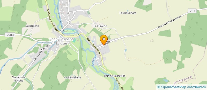 localisation de l'entreprise SCI LA PAILLE  ROGNY-LES-SEPT-ECLUSES