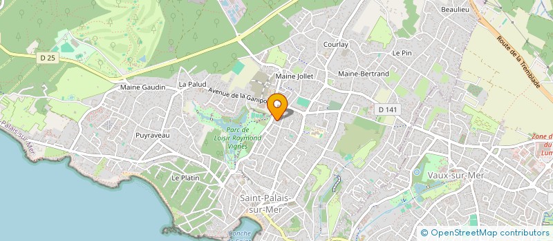 localisation de l'entreprise SCI LA PAILLERIE  SAINT-PALAIS-SUR-MER