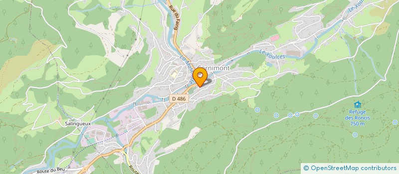 localisation de l'entreprise SCI LA PAILLETTE  CORNIMONT