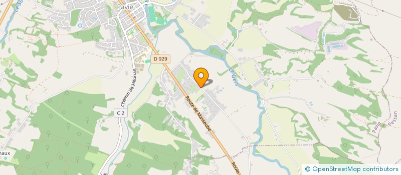 localisation de l'entreprise SCI LA PAILLOTTE  PAVIE