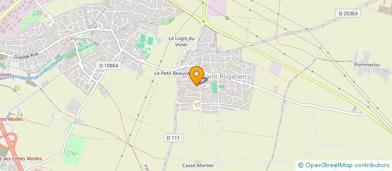 localisation de l'entreprise SCI LA PAILLOTTE  SAINT-ROGATIEN