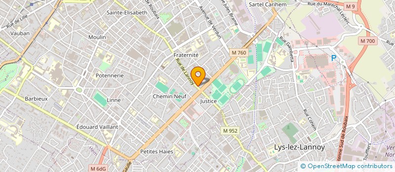 localisation de l'entreprise SCI LA PAIMPOLAISE  ROUBAIX