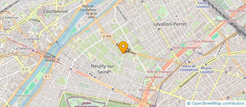 localisation de l'entreprise SCI LA PAIX à NEUILLY-SUR-SEINE