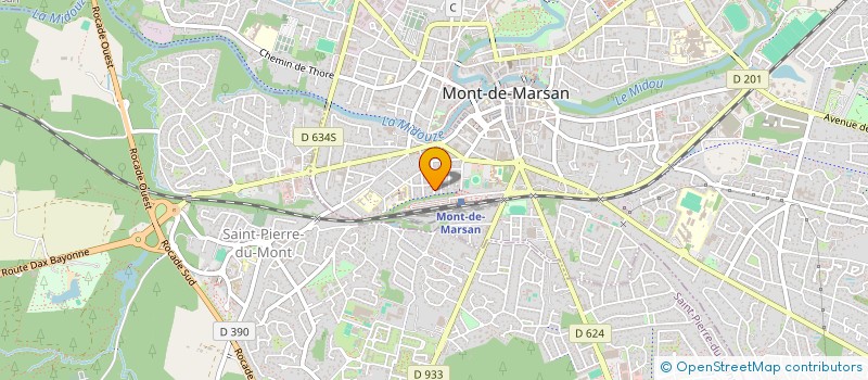 localisation de l'entreprise SCI LA PAIX à MONT-DE-MARSAN