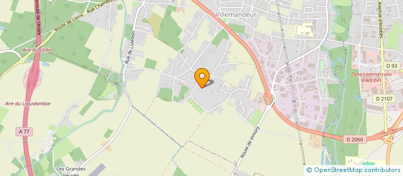 localisation de l'entreprise SCI LA PAIX à VILLEMANDEUR