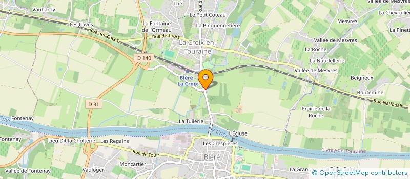 localisation de l'entreprise SCI LA PAIX à LA CROIX EN TOURAINE