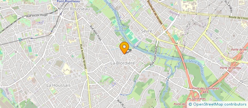 localisation de l'entreprise SCI LA PAIX  REZE