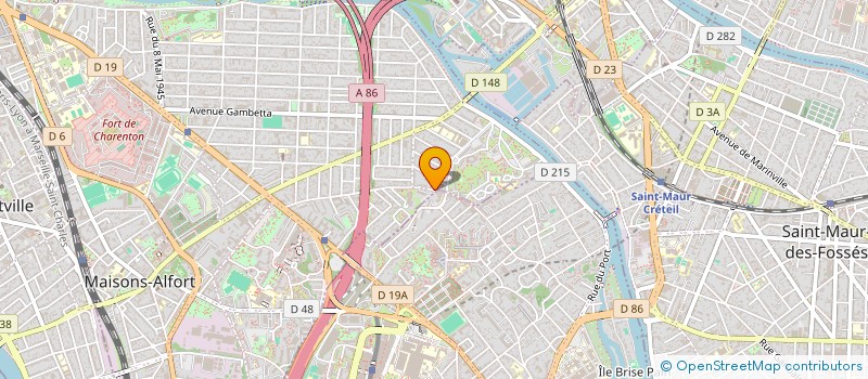 localisation de l'entreprise SCI LA PAIX à MAISONS-ALFORT