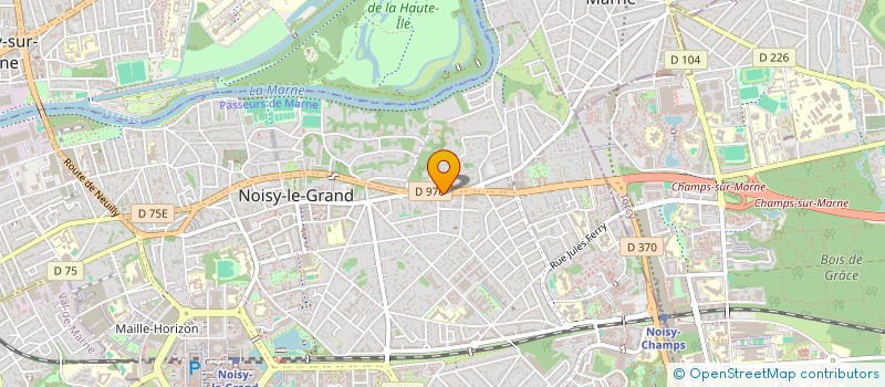 localisation de l'entreprise SCI LA PAIX à NOISY-LE-GRAND