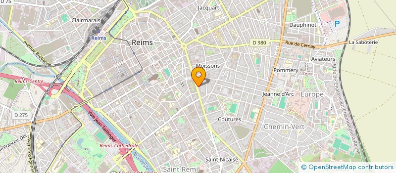 localisation de l'entreprise SCI LA PAIX  REIMS