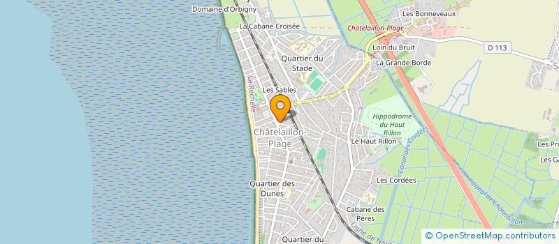 localisation de l'entreprise SCI LA PAIX  CHATELAILLON-PLAGE