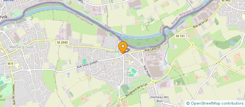 localisation de l'entreprise SCI LA PAIX  BOUSBECQUE