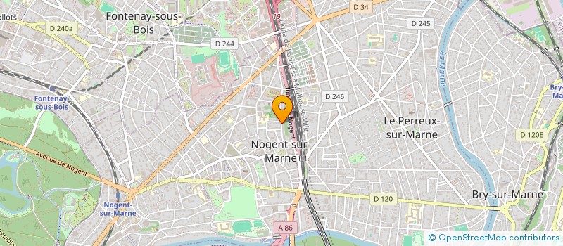 localisation de l'entreprise SCI LA PAIX à NOGENT-SUR-MARNE