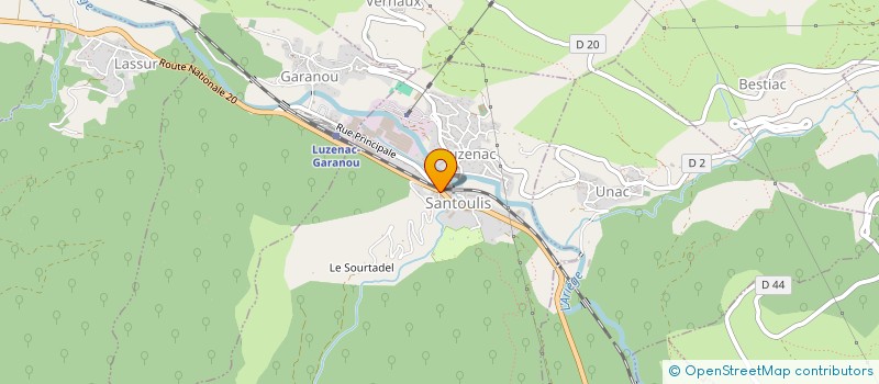 localisation de l'entreprise SCI LA PAIX - LE VIGNAL à LUZENAC