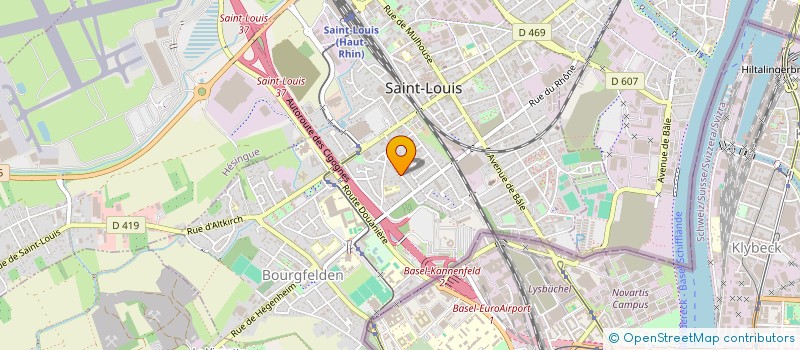 localisation de l'entreprise SCI LA PAIX SL  SAINT-LOUIS