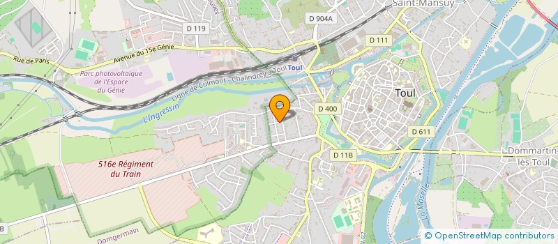 localisation de l'entreprise SCI LA PAIX ST ETIENNE  VILLEY-SAINT-ETIENNE