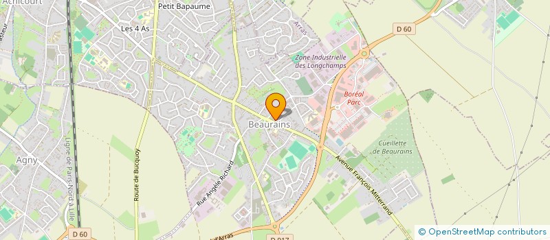 localisation de l'entreprise SCI LA PAIX VANACKER  AGNY