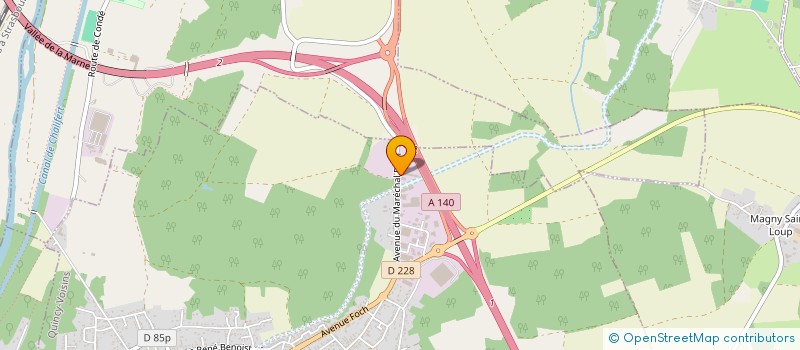 localisation de l'entreprise SCI LA PAJOTTE  QUINCY-VOISINS