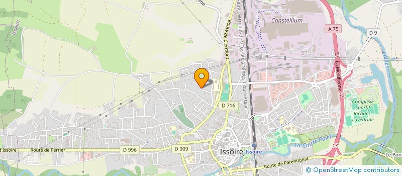 localisation de l'entreprise SCI LA PALAISIENNE  ISSOIRE