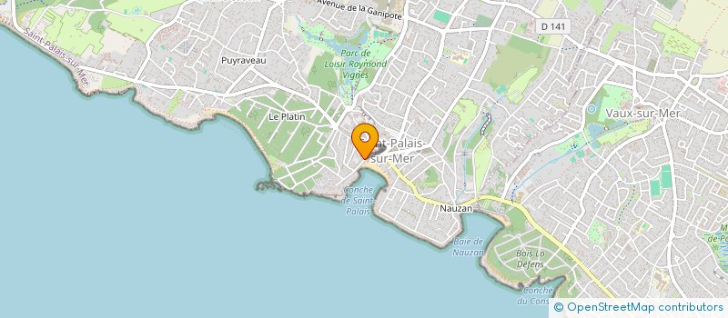 localisation de l'entreprise SCI LA PALAISIENNE  SAINT-PALAIS-SUR-MER