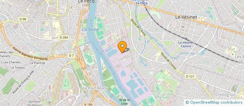 localisation de l'entreprise SCI LA PALATINA  CROISSY-SUR-SEINE