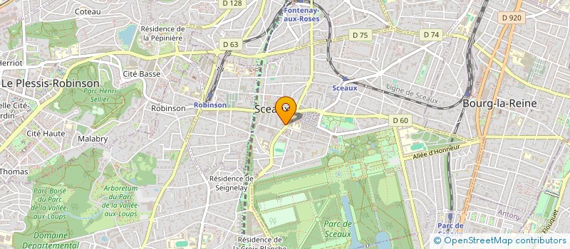 localisation de l'entreprise SCI LA PALETTE à SCEAUX