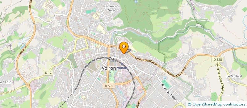localisation de l'entreprise SCI LA PALETTE VOIRONNAISE à VOIRON