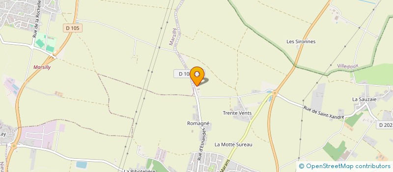 localisation de l'entreprise SCI LA PALLICOISE  SAINT-XANDRE