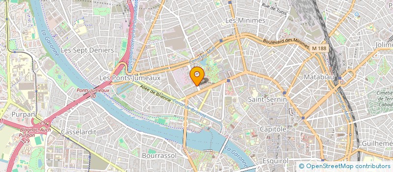 localisation de l'entreprise SCI LA PALME à TOULOUSE