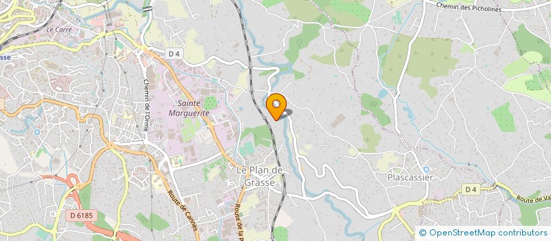 localisation de l'entreprise SCI LA PALMERAIE à GRASSE