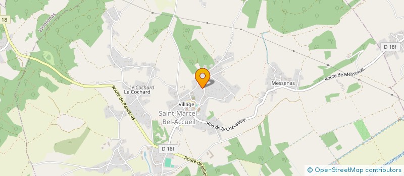 localisation de l'entreprise SCI LA PALMERAIE  SAINT-MARCEL-BEL-ACCUEIL