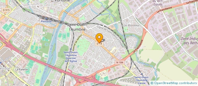 localisation de l'entreprise SCI LA PALMERAIE  SAINT-OUEN-L'AUMONE