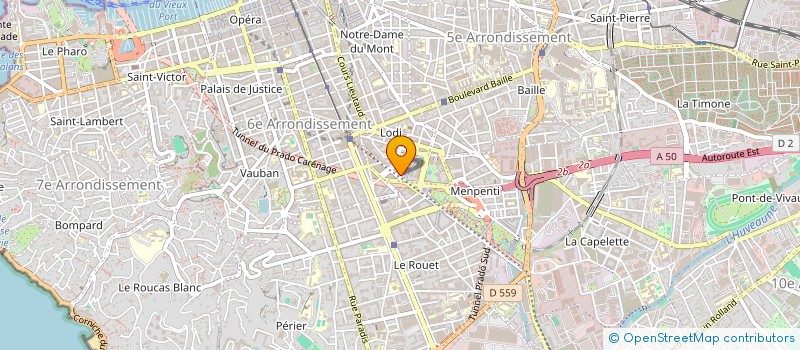 localisation de l'entreprise SCI LA PALMERAIE à MARSEILLE