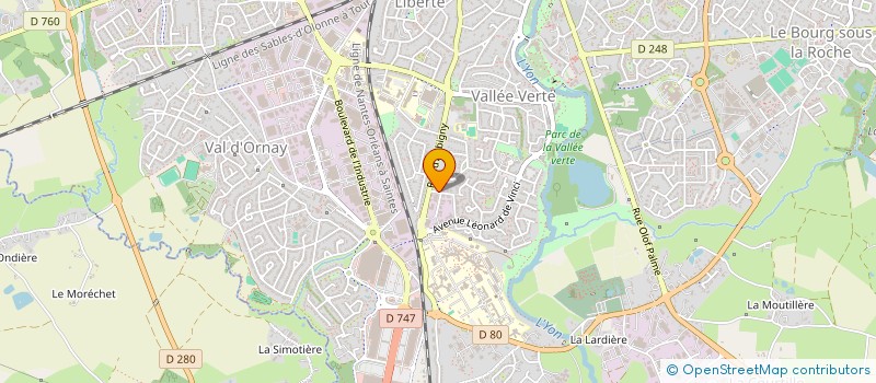 localisation de l'entreprise SCI LA PALMERAIE à LA ROCHE-SUR-YON