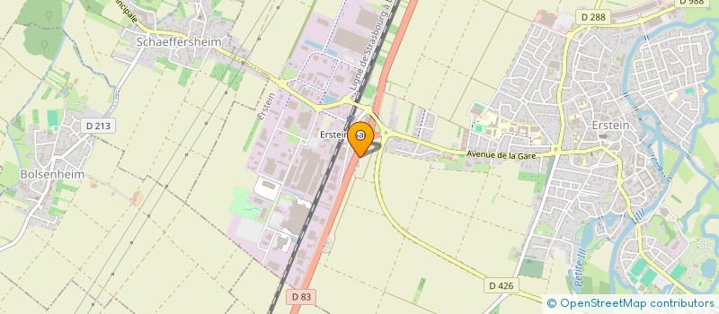 localisation de l'entreprise SCI LA PALMERAIE  ERSTEIN