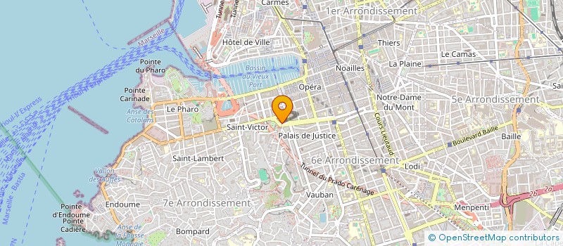 localisation de l'entreprise SCI LA PALMERAIE à MARSEILLE