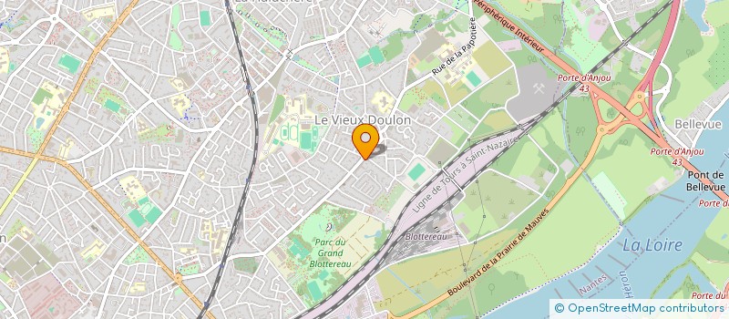 localisation de l'entreprise SCI LA PALOMA à NANTES