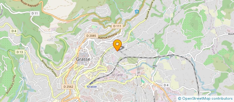 localisation de l'entreprise SCI LA PALOMBIERE à GRASSE