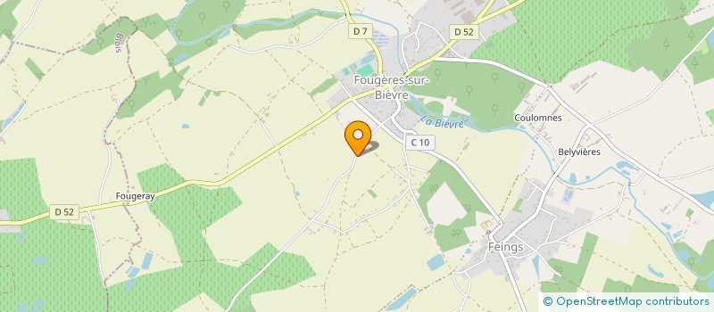 localisation de l'entreprise SCI LA PALOMBIERE  LE CONTROIS-EN-SOLOGNE