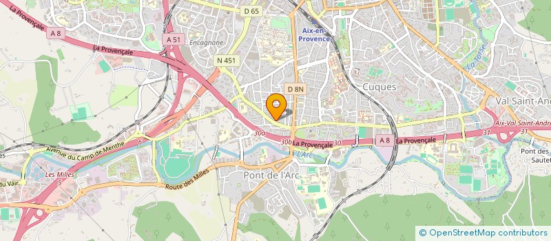 localisation de l'entreprise SCI LA PALUD à AIX-EN-PROVENCE