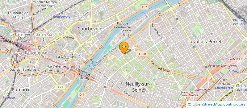localisation de l'entreprise SCI LA PAMPA à NEUILLY-SUR-SEINE