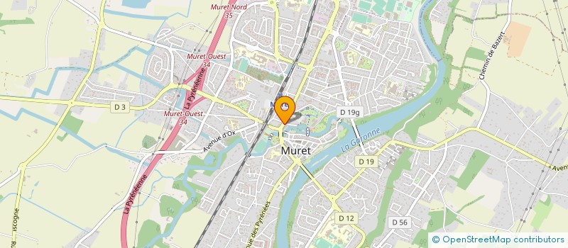 localisation de l'entreprise SCI LA PANETIERE  MURET