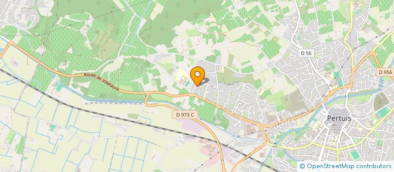 localisation de l'entreprise SCI LA PANISSE  PERTUIS