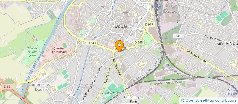 localisation de l'entreprise SCI LA PANISSE IMMO à DOUAI