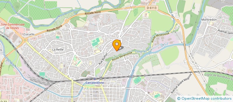 localisation de l'entreprise SCI LA PANOUSE  CARCASSONNE