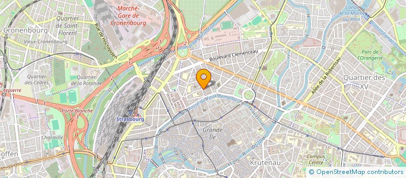 localisation de l'entreprise SCI LA PANTHERE  STRASBOURG